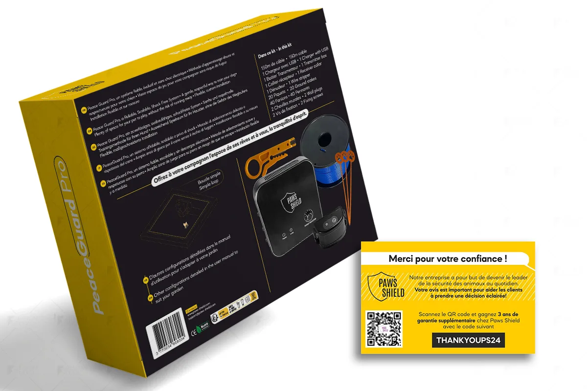Peace Guard Pro — The back panel and the insert