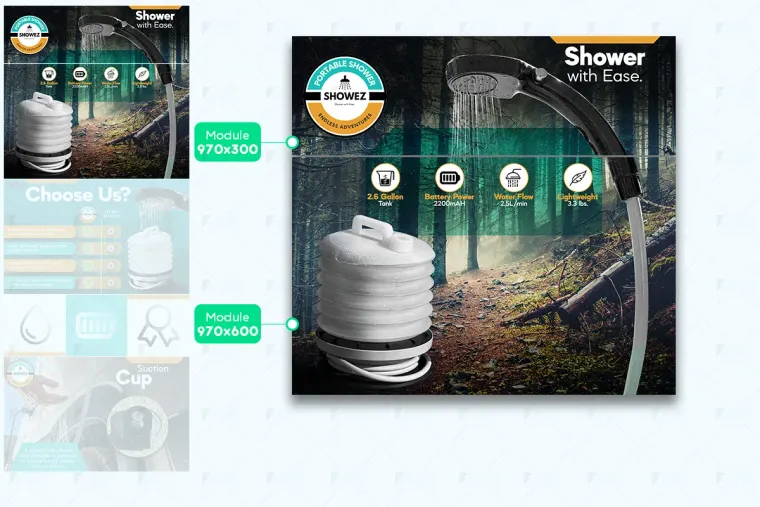 ShowEz — ShowEz Portable Shower A+ Content