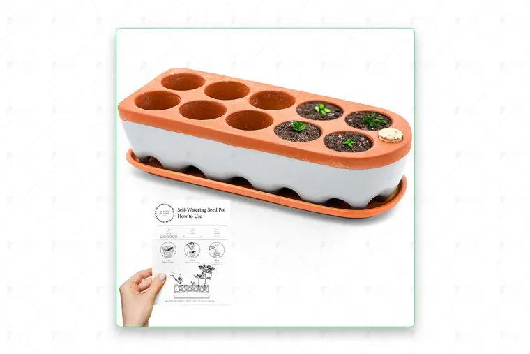 Garden Republic — Self Watering Seed Trays Product Listing Images